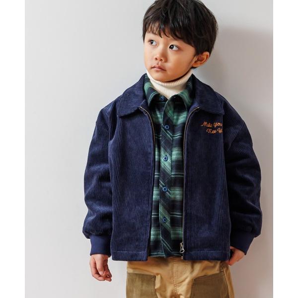 ブルゾン アウター コールテンワッペンブルゾン80〜140cm キッズ 子供服 男の子 女の子