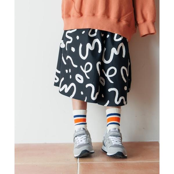 スカート 総柄フレアスカート80〜140cm キッズ 子供服 女の子