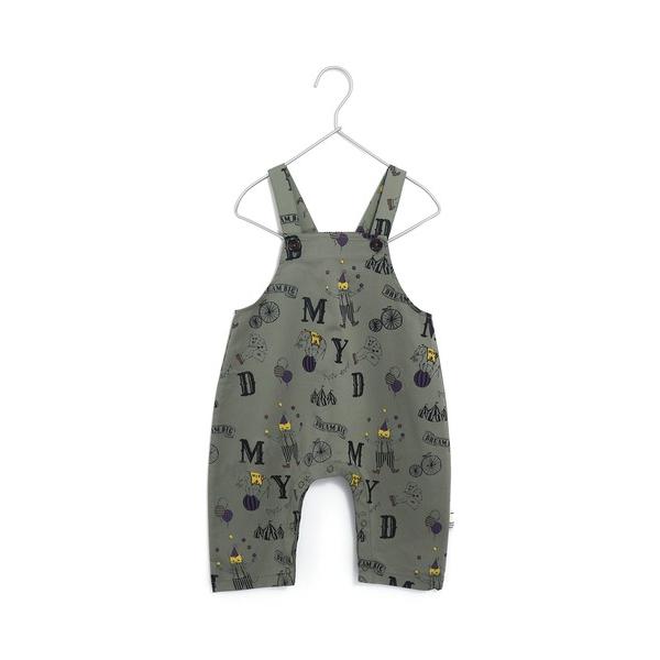 ベビー 総柄ベビーオーバーオール