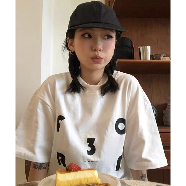 tシャツ アートロゴビッグシルエットTシャツ/モード×ストリート/City design logo ...