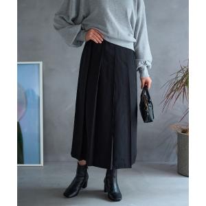 ELFRANK スカート ボックスプリーツ ロング スカート : ZOZOTOWN Yahoo