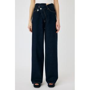ジーンズ デニム デニムパンツ CROSS WAIST WIDE STRAIGHT/クロスウエストワイドストレートデニム レディース