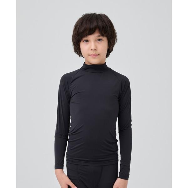「BEAMS SCHOOL/ビームス スクール」キッズ長袖ハイネックスポーツインナーシャツ　接触冷感...