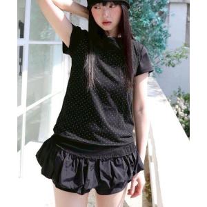 タンクトップ ノースリーブ 「Uglyshadow」DOTTED LAYERED SLEEVELESS / 「アグリーシャドウ」ドットレイヤードタンク