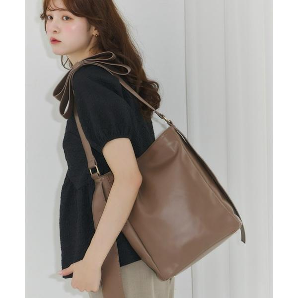 トートバッグ スリムリボントートバッグ レディース