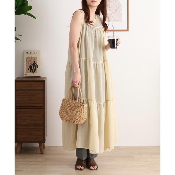 ワンピース 2WAYシアーティアードワンピース