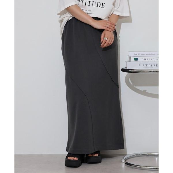 スカート 切替マキシ スカート