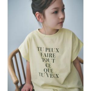 tシャツ 「近藤千尋さんコラボ」フレンチスリーブT(AJUGA.x BAYFLOW)(KIDS) キッズ 子供服 女の子