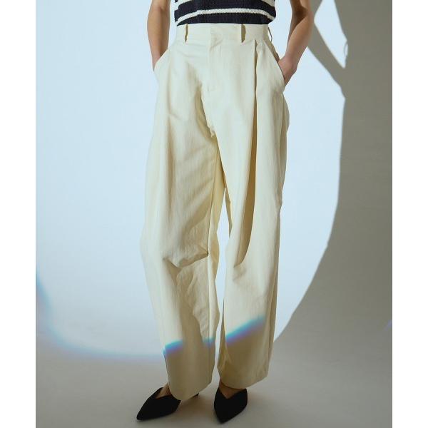 パンツ リコティーナダブルクロスバレルパンツ レディース