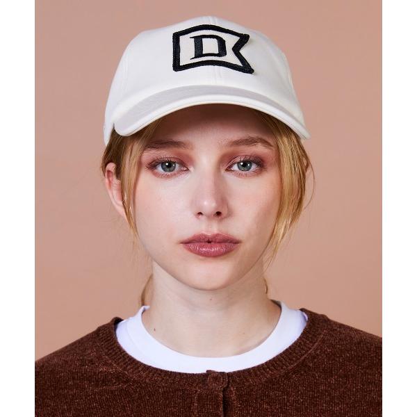 キャップ 帽子 Dロゴ ベースボールキャップ レディース