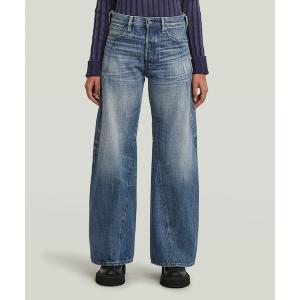 ジーンズ デニム デニムパンツ Contor 3D Wide Jeans/立体裁断ワイドルーズジーンズ/L28 レディース