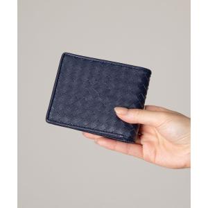 財布 ギオネ サフィアーノレザー タイニータイル 2つ折り財布 GUIONNET SAFFIANO TINY TILE BI-FOLD WALLET