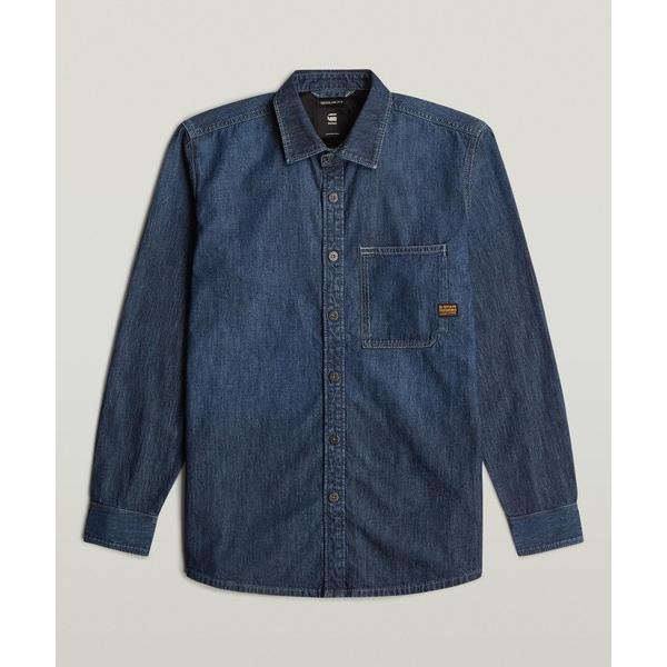 シャツ REGULAR 1-POCKET SHIRT/ヴィンテージライク1ポケットレギュラーデニムシ...