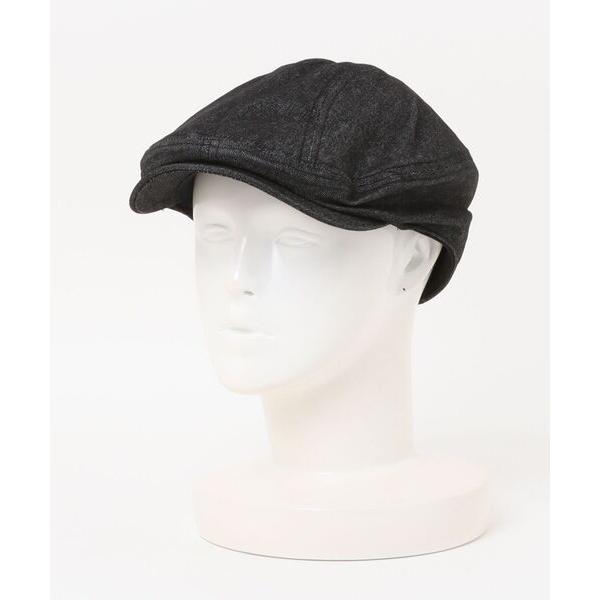 帽子 ベレー帽 カシュネ cache nez / デニムプレーンハンチング レディース