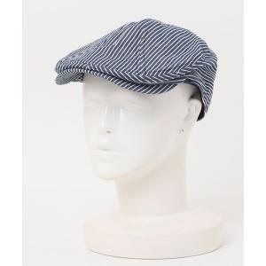 帽子 ベレー帽 カシュネ cache nez / ヒッコリーストライプハンチング レディース