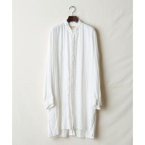 suzuki takayuki（スズキタカユキ） シャツ standing-collar pullover