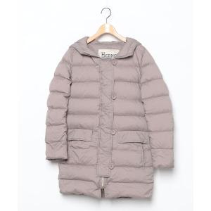 「HERNO」 ダウンコート 42 グレー レディース