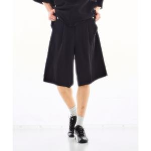 スラックス PANEL CUT WIDE SHORTS/パネルカッティング/ショートパンツ/NVRFRGT メンズ