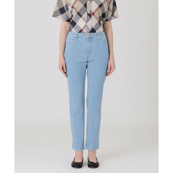 ジーンズ デニム デニムパンツ ストレッチデニムストレートパンツ レディース