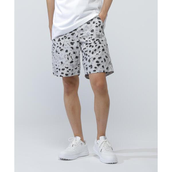 パンツ 「PEARLY GATES」Pe/Cストレッチコードレーン ショートパンツ 「ヒョウ柄」 メ...