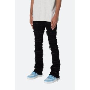 mnml（ミニマル） デニムパンツ フレア スキニー ダメージ メンズ