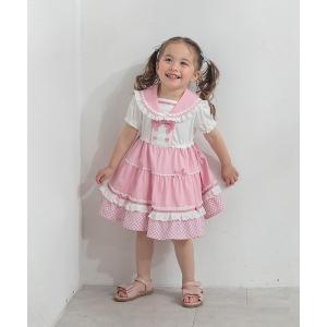 ワンピース coeur a coeur セーラーワンピース キッズ 子供服 女の子