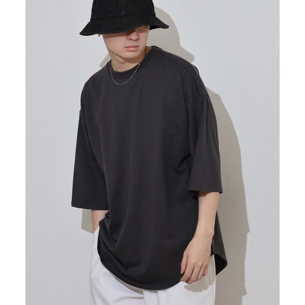 tシャツ 無地　ヘビーウエイト　ラウンドテール　半袖　Tシャツ　ワイドシルエット メンズ レディース