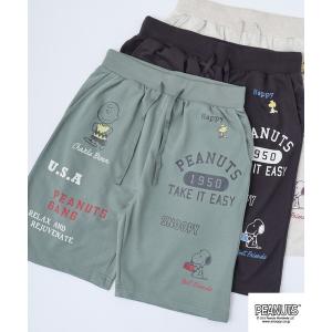 ハーフパンツ パンツ 短パン PEANUTS カ...の商品画像