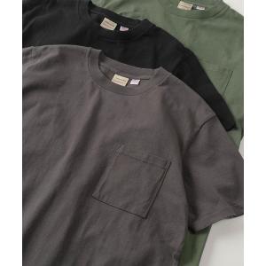 アロハシャツ tシャツ 「75」「Goodwear/グッドウェア」 ヘビーウェイト USAコットン 無地ポケット半袖Tシャツ/レギュラーシルエット/コンパクトTシャツ