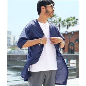 カーディガン ５分袖 ロング丈 コーディガン サマーカーディガン メンズ｜ZOZOTOWN Yahoo!店