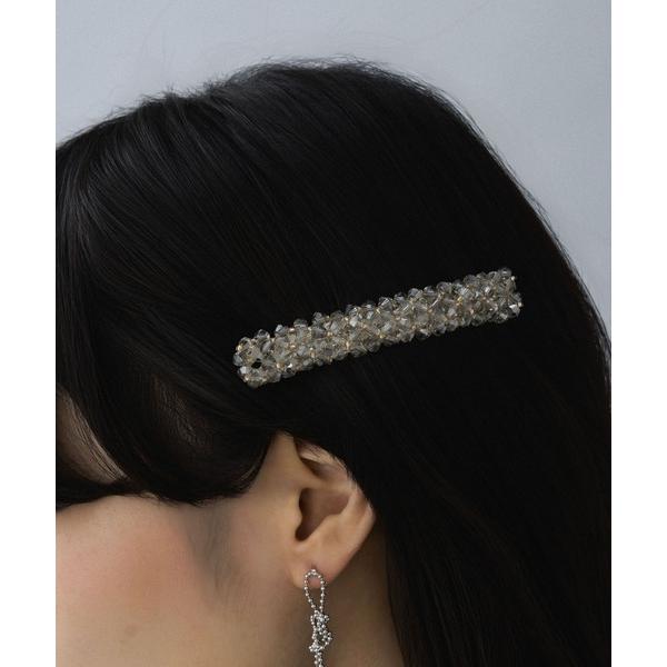 ヘアクリップ 「LA MUE」ビーズバレッタ
