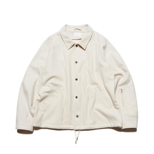 ブルゾン アウター LIGHT MELTON WOOL COACH JACKET メンズ レディース
