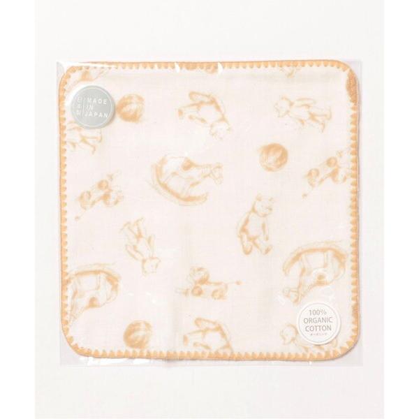 ベビー 「Boribon oeuf」ショコラガーゼハンカチ（小）