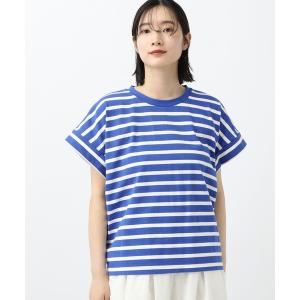 tシャツ 「natural by clip」ボーダーバックノットプルオーバー レディース