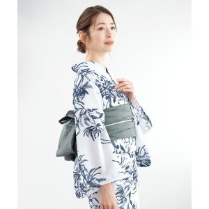 セパレート浴衣 浴衣 “初心者でもプロの着姿”新二部式 セパレート浴衣3点セット（上衣・下衣・おはしょり布＋帯＋伊達締)「SOUBIEN」 レディース