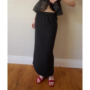 ロング スカート 夏 スウェットスカート