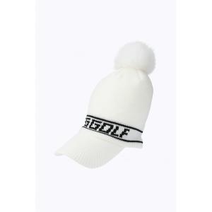「CPG GOLF」 ニットキャップ ONE SIZE ホワイト レディース