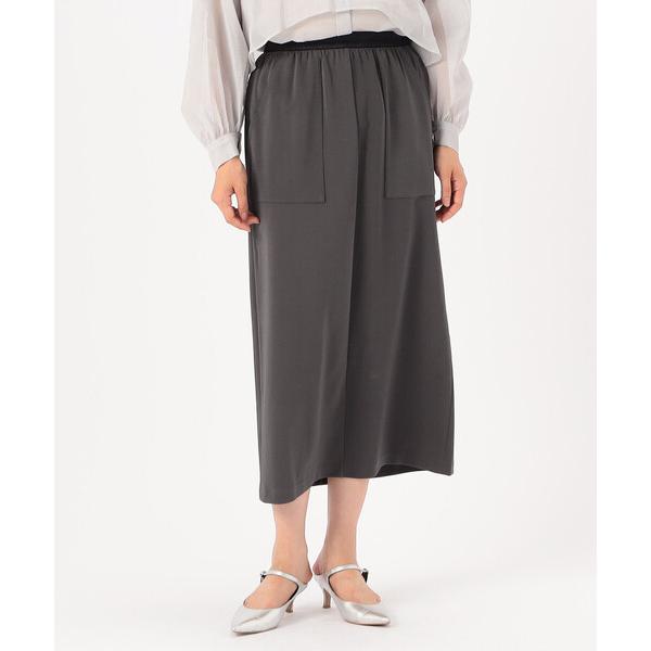 スカート 肉厚ハイテンションポンチ タイトスカート