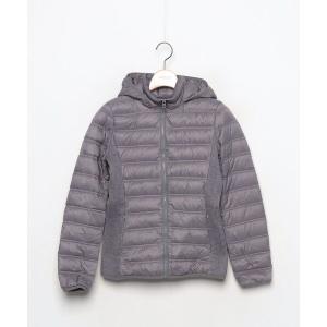 「BENETTON (UNITED COLORS OF BENETTON)」 ダウンジャケット 38 グレー レディース
