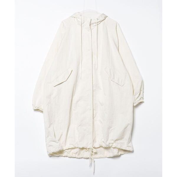 「LADY LUCK LUCA」 モッズコート - ホワイト レディース