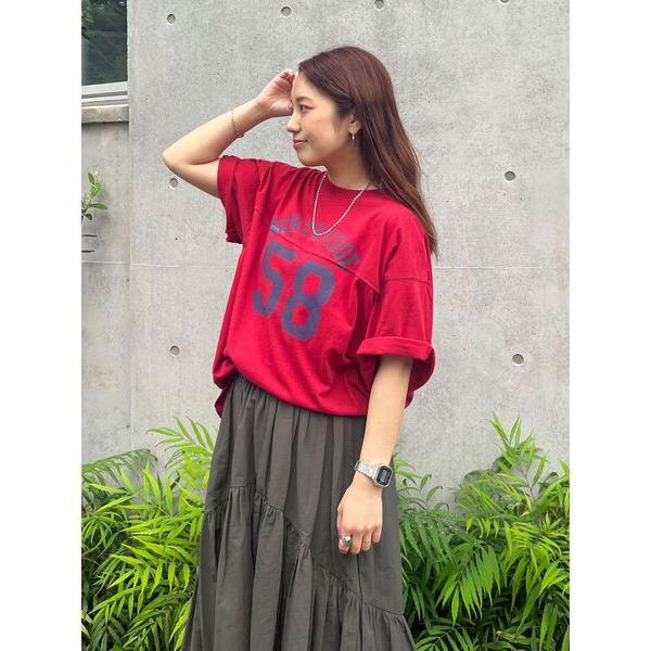 tシャツ ナンバリングルーズTee レディース