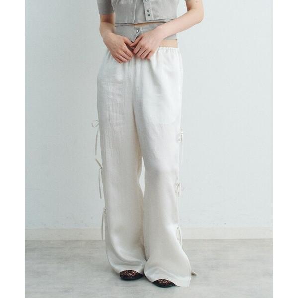パンツ ribbon easy pants レディース