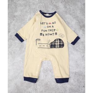 ベビー服 ロンパース 車アップリケ付きカバーオールの買取情報