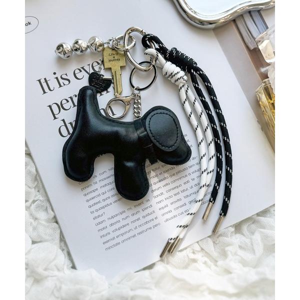 チャーム 「 NOLITA / ノリータ 」 レザータイプ わんこ 犬 チャーム ハート 鍵 カラビ...