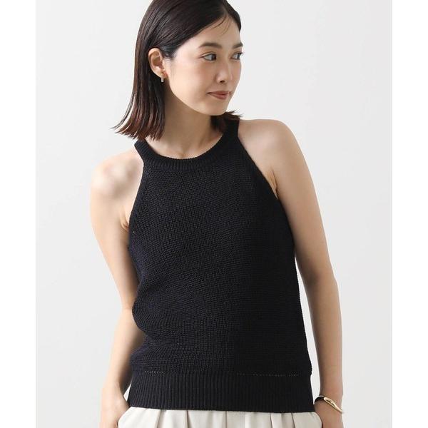 タンクトップ ノースリーブ アメスリニットタンク レディース