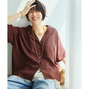 ブラウス シャツ 「イージーケア」アイロンいらず開襟シャツ/451699 レディース