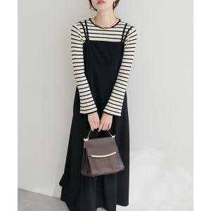 ワンピース カットジョーゼットキャミワンピース