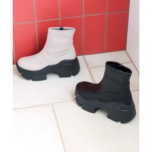 ブーツ 厚底スニーカーブーツ　8710613 レディース