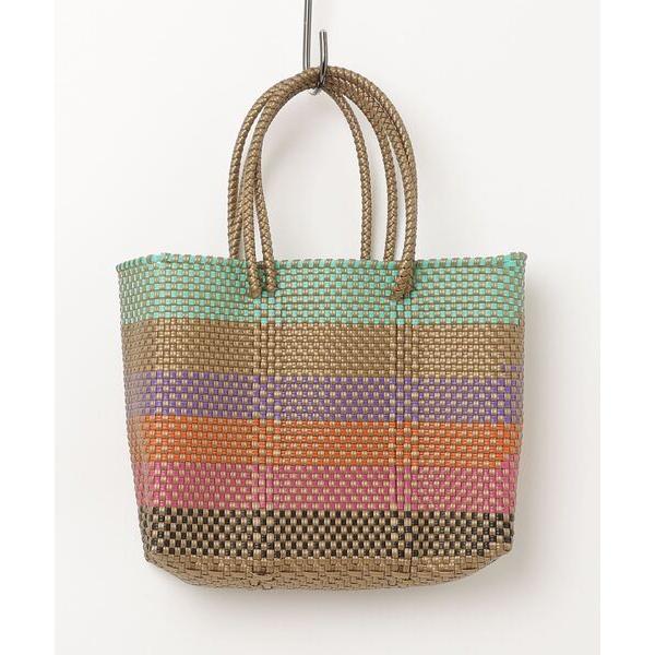 かごバッグ カゴバッグ 「Moon Bird/ムーンバード」手編みのメルカドバッグ / 正方形 （S...