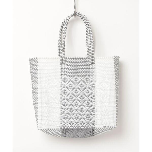 かごバッグ カゴバッグ 「Moon Bird/ムーンバード」手編みのメルカドバッグ / 正方形（Ｍ）